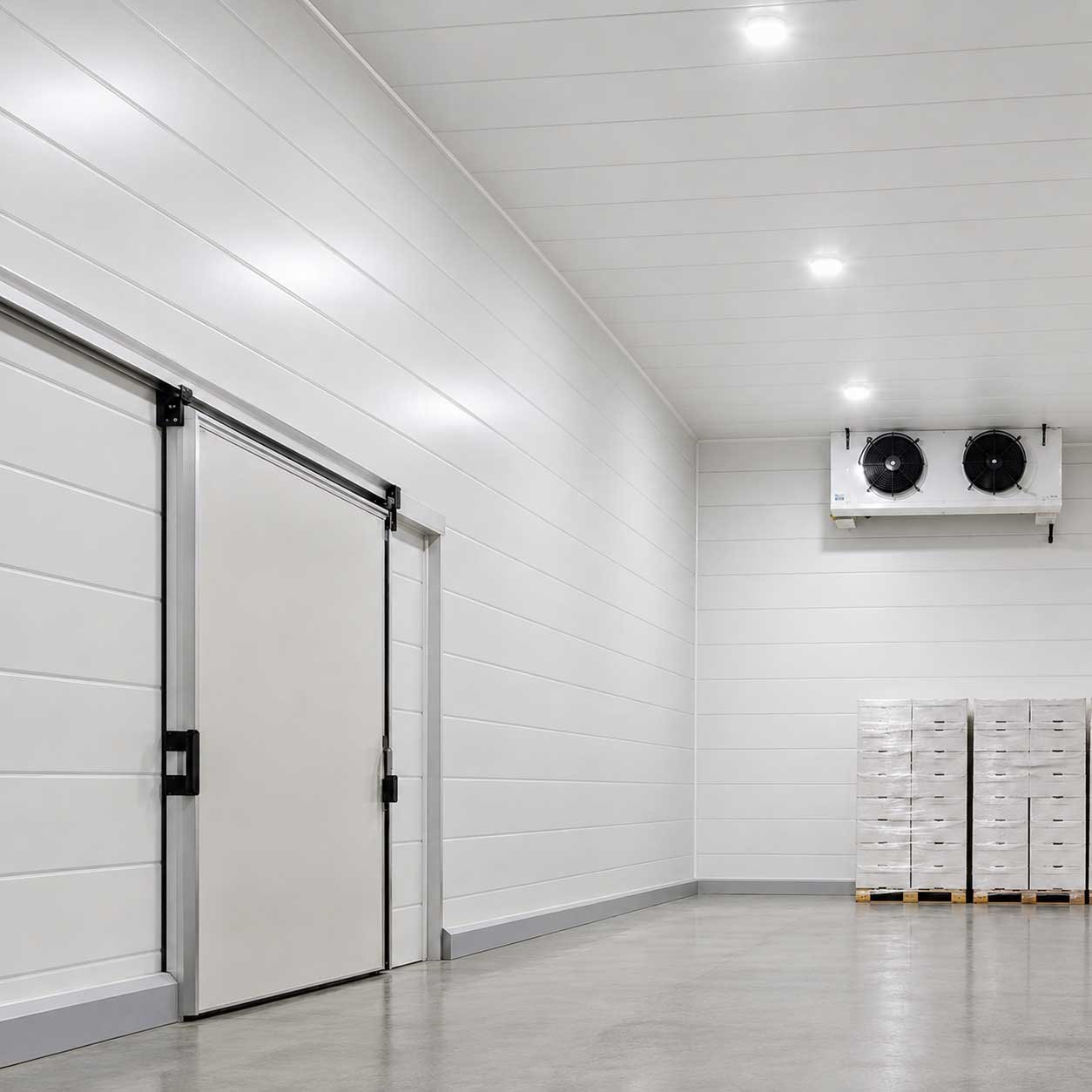Cold room panels for refrigerated storage projects