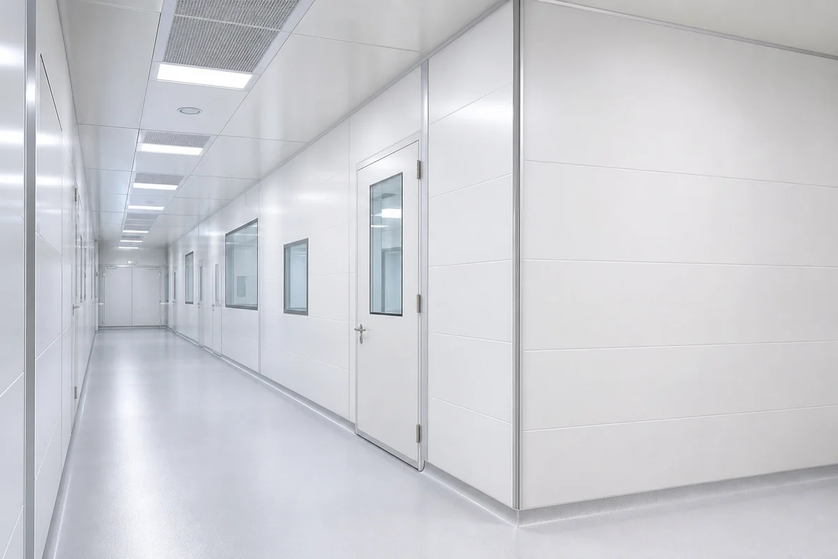 Clean room sandwich panel application reference