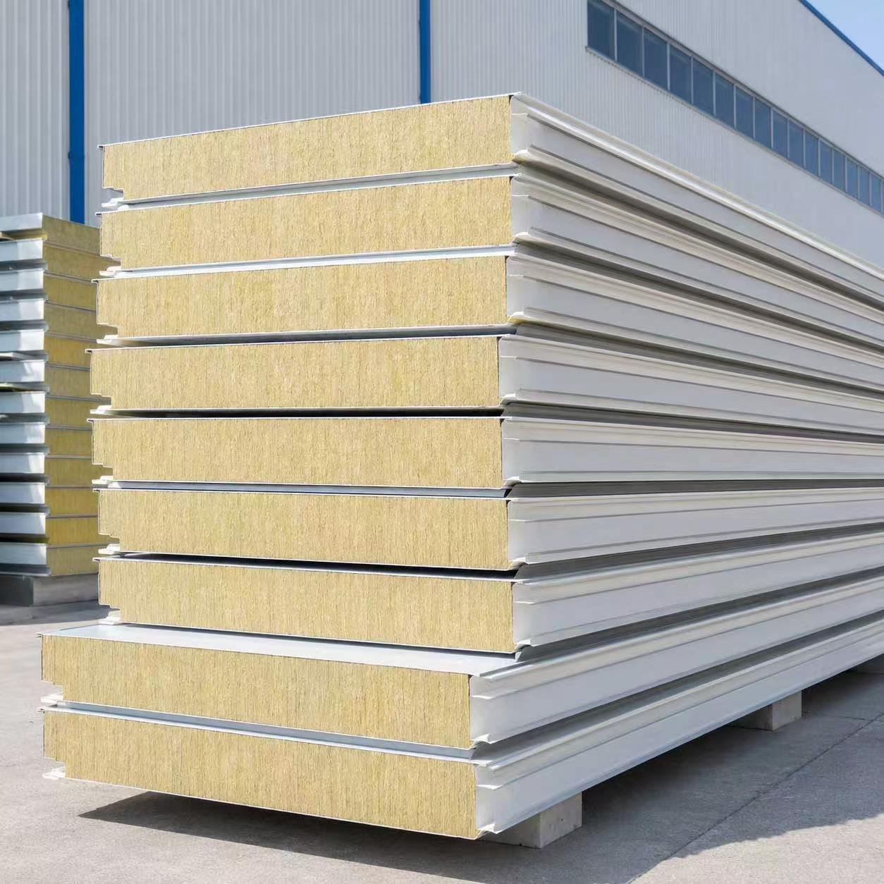Insulated sandwich panel product range for industrial building projects