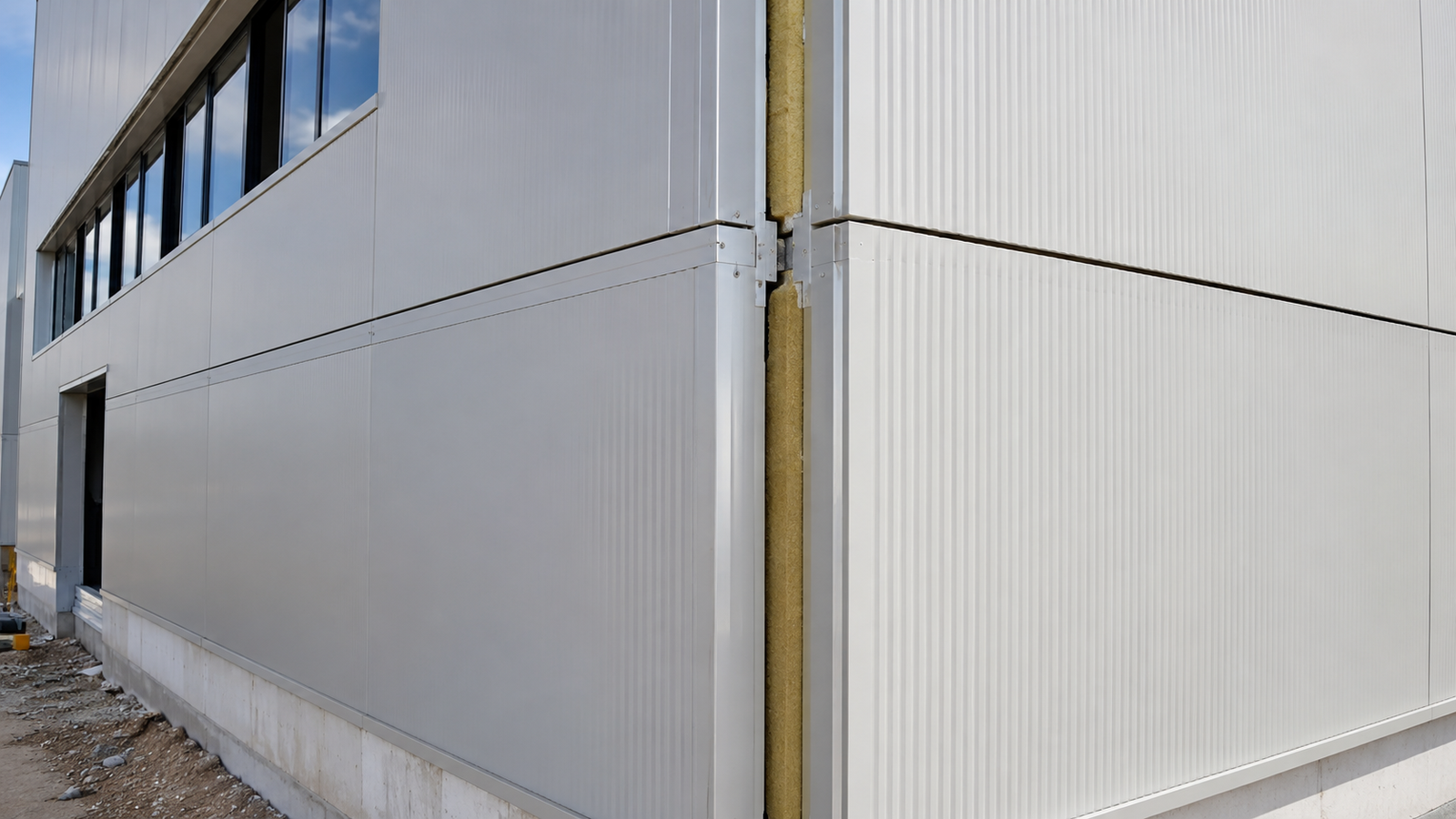 UAE Rock Wool sandwich panel project image 3