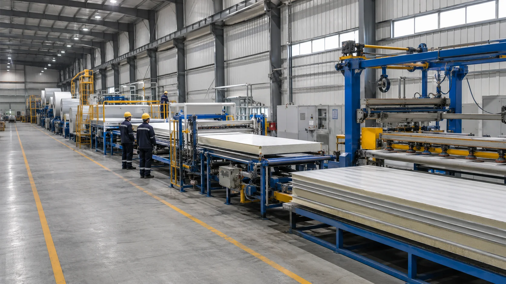 LIAOHE continuous sandwich panel production line