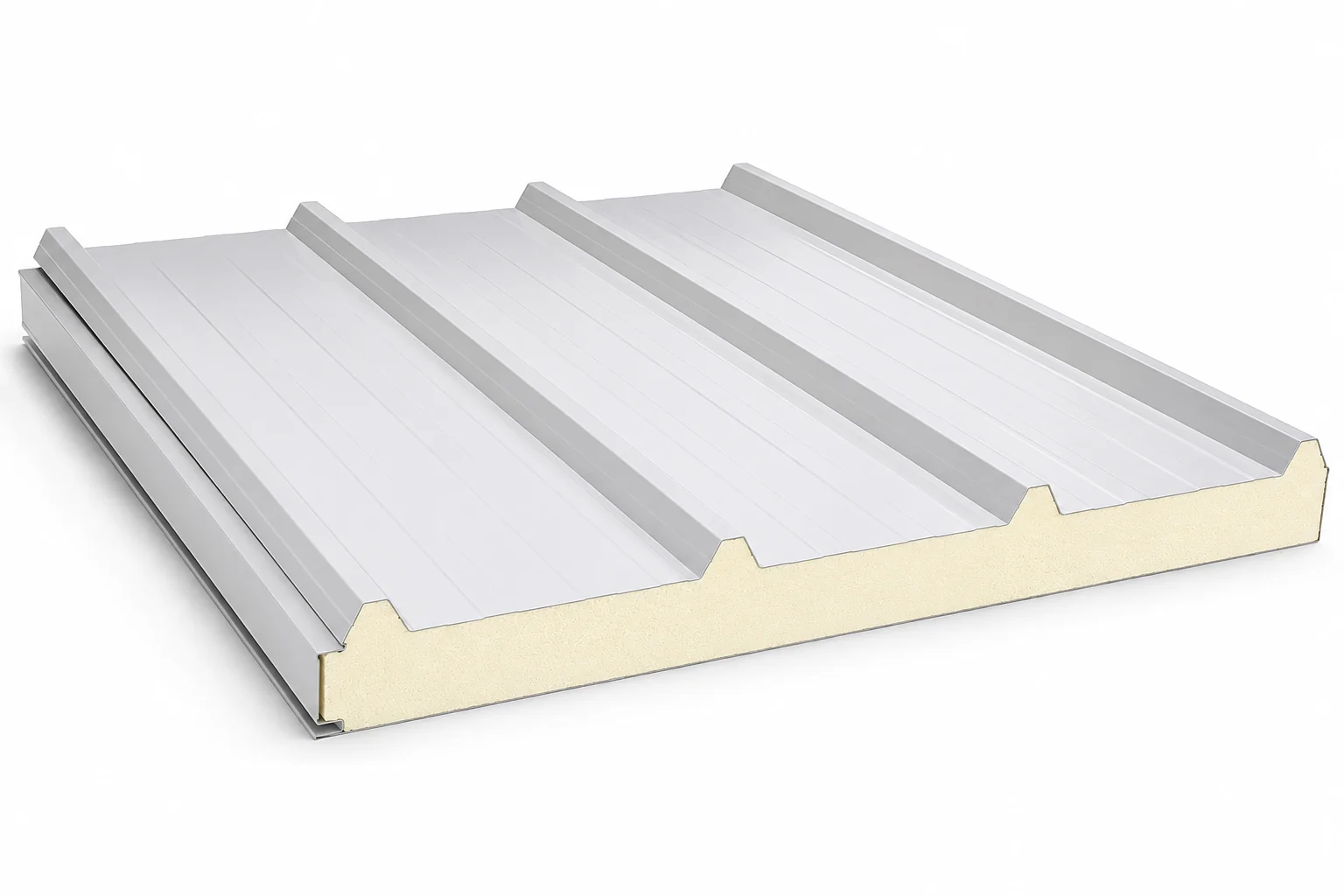 Four-Rib PIR Roof Sandwich Panels for Industrial Projects
