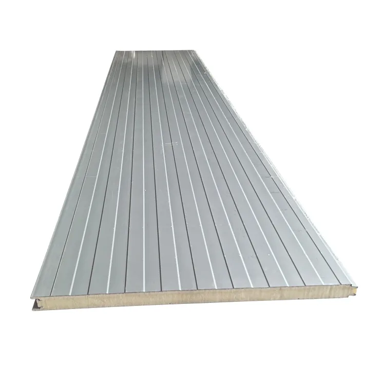 LIAOHE PU sandwich wall panel with concealed fastener joint and rigid polyurethane core