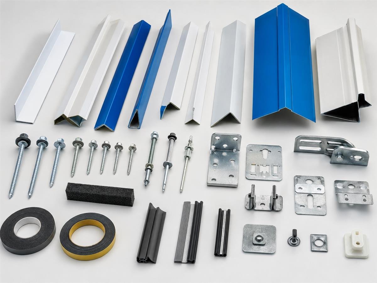 Sandwich panel accessories collection